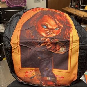 Chucky Child's Play Horror Movie Character  15.5" Backpack Bookbag